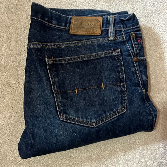 Polo Men's QTR Slant Straight Leg Denim Dark Wash main image 1